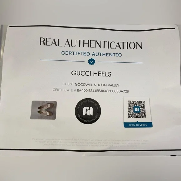 Gucci, White Clay Leather Wingtip Slip-on Pumps 37.5 EU/7 US - Picture 7 of 14